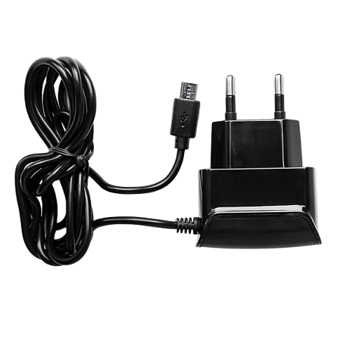 Сетевое зарядное устройство EXPERTS micro USB (2.1A). Цвет черный
