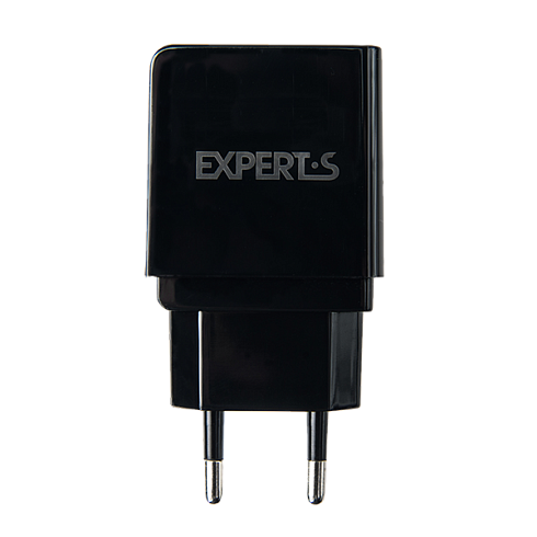 Сетевое универсальное USB зарядное устройство EXPERTS TCU-37, 1хUSB 3.0A, Quick Charge 3.0, черное